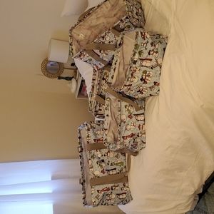 Thirty-One, 5-pc. Set, Retired Snowman print